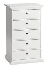 Load image into Gallery viewer, Tvilum Sonoma 5-Drawer Chest, White

