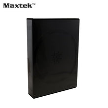 Load image into Gallery viewer, Maxtek Black 10 Disc Capacity DVD Cases with 4 Flip Trays and Outter Clear Sleeve, 10 Pieces Pack
