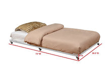 Load image into Gallery viewer, Kings Brand Twin Size Cream White Metal Roll Out Trundle Bed Frame for DayBed
