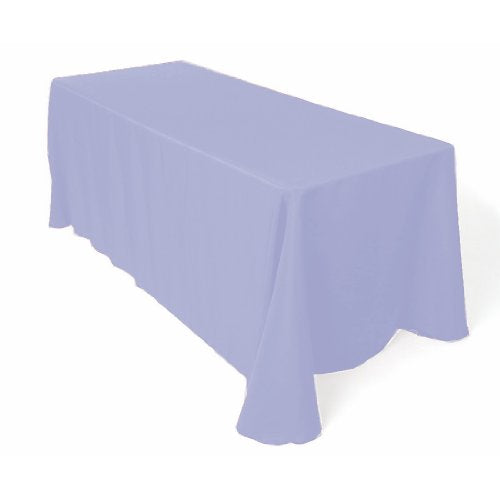 BROWARD LINENS Tablecloth Restaurant Line Rectangular 90x156 Lavender By