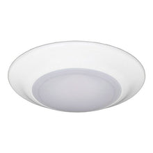 Load image into Gallery viewer, Jesco Lighting CM405S-27wH 2700K LED Low Profile Ceiling Fixture ADA Sconce/Retrofit with Polycarbonate Shade, White, 4&quot;
