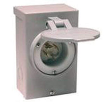 Load image into Gallery viewer, Reliance Controls PB30 Power Inlet, 30A, 120/240VAC, NEMA L14-30P, Recessed Inlet, NEMA 3R
