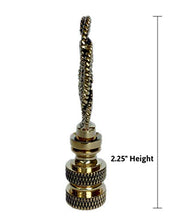 Load image into Gallery viewer, Regatta Woven Knot Finial Light Antique Brass

