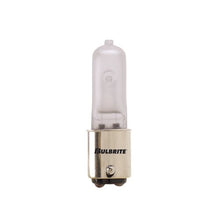 Load image into Gallery viewer, Bulbrite 613102 Q100FR/DC 100-Watt Dimmable Halogen JD Type T4, Double Contact Bayonet Base, Frost
