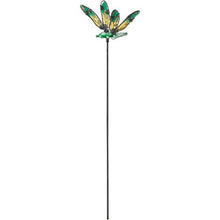 Load image into Gallery viewer, Regal Arts and Gifts Dragonfly Plant Pick - Green, Material; Metal/Glass
