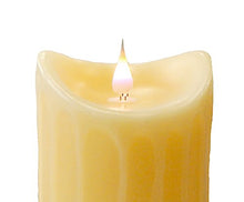 Load image into Gallery viewer, Melrose 7&quot; Simplux Ivory Dripping Wax Flameless LED Lighted Pillar Candle with Moving Flame
