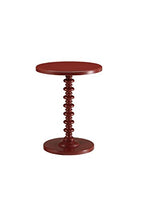 ACME Furniture 82800 Acton Side Table, Red, One Size
