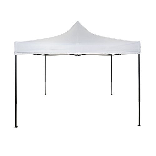 AMERICAN PHOENIX 10x10 Pop Up Tent Easy Portable Canopy Tent Party Wedding Commercial Fair Car Shelter (White, 10x10)