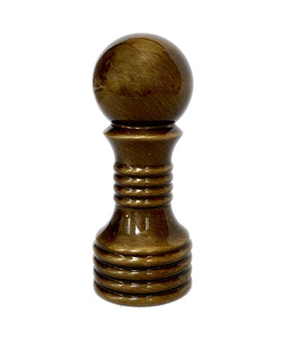 Antique Brass Ball Finial 1.75