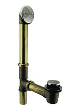 Load image into Gallery viewer, Westbrass D325-20G-05 Tip Toe Bath Waste - 14 in. Make-Up, 20 Ga. Tubing in Polished Nickel
