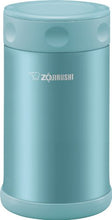 Load image into Gallery viewer, Zojirushi Stainless Steel Food Jar 25 oz. / 0.75 Liter, Aqua Blue
