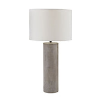 Dimond Home Lighting Cubix Round Concrete Table Lamp, Grey, 15