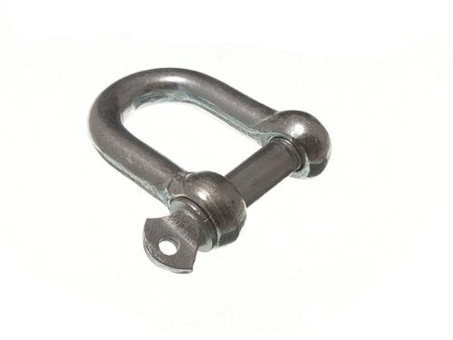 D SHACKLE U LOCK AND PIN WIRE ROPE FASTENER 12MM 1/2 INCH BZP (pack of 20)