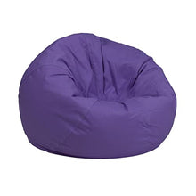 Load image into Gallery viewer, Flash Furniture Small Solid Purple Bean Bag Chair for Kids and Teens
