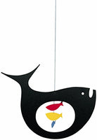 Expecting Fish Hanging Mobile - 10 Inches Plastic - Handmade in Denmark by Flensted