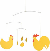 Easter Hanging Mobile - 16 Inches - High Quality - Handmade in Denmark by Flensted