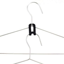 Load image into Gallery viewer, WARMBUY Cascading Hanger Connector Hooks for Closet Space Saving, Black, 40 Pieces
