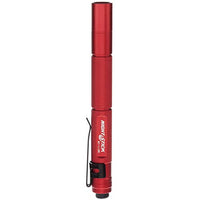 Nightstick MT-100R Mini-TAC Metal LED Flashlight - 2 AAA, 5.4 in (137mm), Red