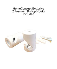 Load image into Gallery viewer, HomeConcept 1 Light Swag Plug-in Pendant 14&quot; w Chocolate Burlap Shade, 17&#39; White Cord
