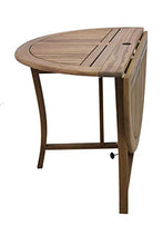 Load image into Gallery viewer, Eucalyptus 43 Inch Round Folding Deck Table
