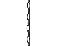 Kichler 4930BK Accessory Chain Extra Heavy Gauge 36-Inch, Black