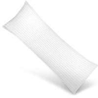Utopia Bedding Soft Body Pillow - Long Side Sleeper Pillows for Use During Pregnancy - 100% Cotton Cover with Soft Polyester Filling (Single Pack)