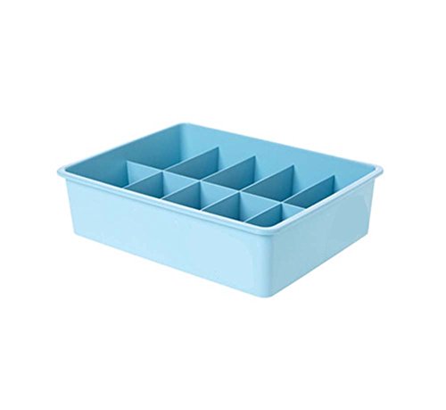 10 Grid No Cover Blue Storage Box Home Storage Small Assistant