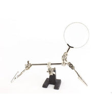 Load image into Gallery viewer, Mini Soldering Wire Tool with Magnifying Glass Hobby Tool Solder Clamps
