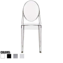 Load image into Gallery viewer, 2xhome - Victoria Style Ghost Side Chair Transparent Acrylic Chair (Clear)
