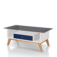 Load image into Gallery viewer, Furniture of America Mafel Mid-Century Modern Two-Tone Coffee Table Espresso
