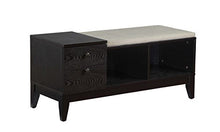 Load image into Gallery viewer, ACME Furniture Boyet Black Bench with Storage
