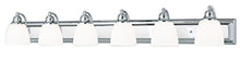 Load image into Gallery viewer, Livex Lighting 10506-05 Transitional Six Light Bath Vanity from Springfield Collection Finish, Polished Chrome

