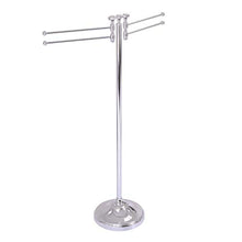 Load image into Gallery viewer, Allied Brass RWM-8-PC 4 Pivoting Swing Arms Towel Stand, Polished Chrome
