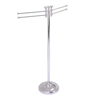 Allied Brass RWM-8-PC 4 Pivoting Swing Arms Towel Stand, Polished Chrome