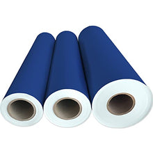 Load image into Gallery viewer, Jillson Roberts Bulk 1/4 Ream Solid Color Gift Wrap Available in 20 Colors, 30&quot; x 208&#39;, Royal Blue Matte
