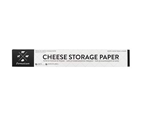 Formaticum Cheese Storage Wax-Coated Paper, Keep Charcuterie Fresh, 15 Sheets