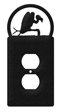 Load image into Gallery viewer, SWEN Products Buzzard Wall Plate Cover (Single Outlet, Black)
