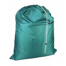 Load image into Gallery viewer, Super Extra Large 40&quot; x 50&quot; Nylon Laundry Storage Bag with Drawstring, Durable, Machine Washable, choose the color (Green)
