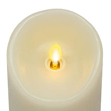 Load image into Gallery viewer, Darice Luminara Flameless Candle - Vanilla Scented Ivory Wax Classic Pillar - 8 in
