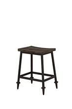 Load image into Gallery viewer, Hillsdale Furniture Hillsdale Trevino Saddle Counter Stools (Set of 2), Brown
