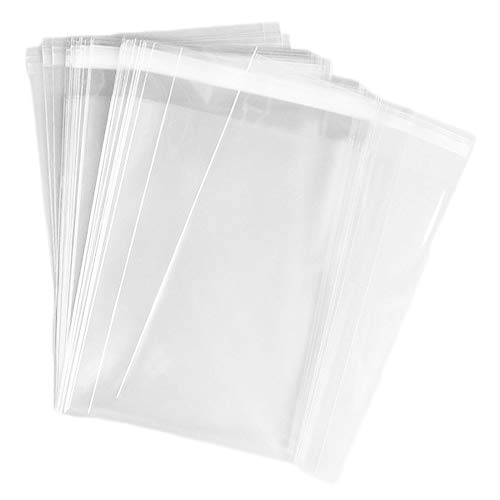 500 Pcs 5 7/16 X 7 1/4 Clear A7+ Card Resealable Cello/Cellophane Bags Good for 5x7 Card Item (Fit A7 Card w/Envelope)