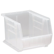 Load image into Gallery viewer, Quantum Ultra Clearview Poly Bin - 8-1/4&quot;Wx10-3/4&quot;Dx7&quot;H - Clear - Lot of 6
