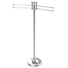 Load image into Gallery viewer, Allied Brass RDM-8-PC 4 Pivoting Swing Arms Towel Stand, Polished Chrome
