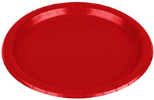 Load image into Gallery viewer, amscan Vibrant Apple Red Paper Plates, 20 Ct. | Party Tableware
