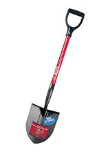 Load image into Gallery viewer, Bully Tools 92510 12-Gauge Round Point Shovel with Fiberglass D-Grip Handle
