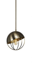 Load image into Gallery viewer, Toltec Lighting Neo 1 Light Stem Pendant Amber Antique LED Bulb
