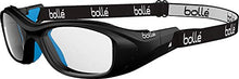 Load image into Gallery viewer, boll Swag Sport Protective Glasses w/Strap Black and Blue Polycarbonate Lens w/Anti-Fog and Anti-Scratch Cat.0 Unisex-Youth Small
