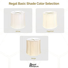 Load image into Gallery viewer, Royal Designs Basic Drum Lamp Shade - Eggshell 14 x 15 x 15
