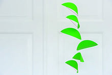 Load image into Gallery viewer, Kites Green Hanging Mobile - 32 Inches Plastic - Handmade in Denmark by Flensted
