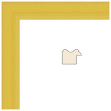 Load image into Gallery viewer, ArtToFrames 11x17 inch Yellow Stain on Hard Maple Wood Picture Frame, WOM0066-60823-YYLW-11x17
